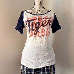 y2k detroit tigers cotton short sleeve tee